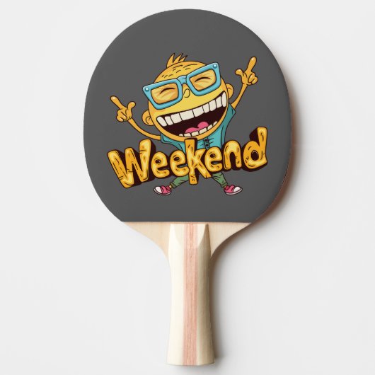 Weekend Ping Pong Paddle Tafeltennisbatje (Voorkant)