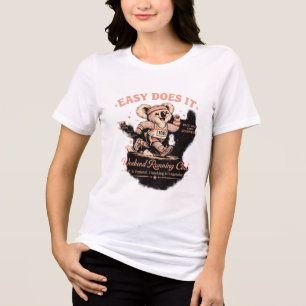 Weekend Running Club Retro Koala T-shirt voor een 