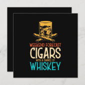 Weekend Sigaren Met Een Kans Op Whisky Kaart (Voorkant / Achterkant)