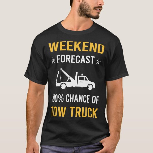 Weekend sleepwagen t-shirt (Voorkant)