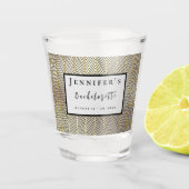 Weekend Trip Personalized Bachelorette Party Shot Shot Glas (Voorkant)