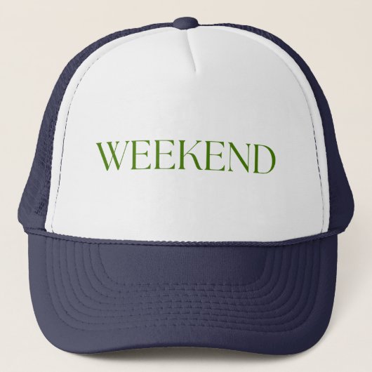 Weekend Trucker Hat Pet (Voorkant)