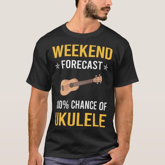 Weekend Ukulele T-shirt (Voorkant)