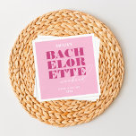 Weekend van de Bold Pink Bachelorette Servet<br><div class="desc">Deze leuke en moedige roze accessoire zal je toekomstige feestgasten wauwen!</div>