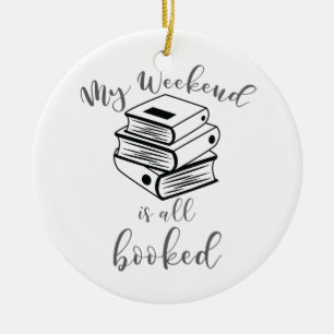 Weekend van het boek van het boek van de Lezer van Keramisch Ornament