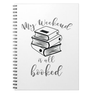 Weekend van het boek van het boek van de Lezer van Notitieboek