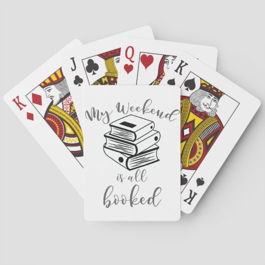 Weekend van het boek van het boek van de Lezer van Pokerkaarten (Achterkant)