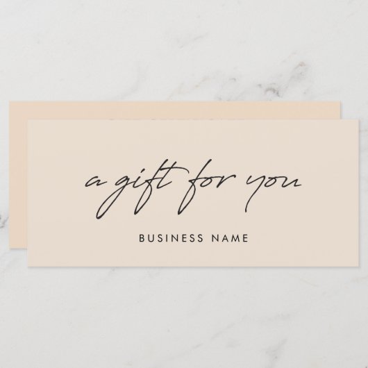 Weekend Verjaardag Verrassing Reis Cadeaubon (Voorkant / Achterkant)