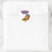 Weekend Vibes Schattige Beer Relaxte Zomer Sticker (Tas)