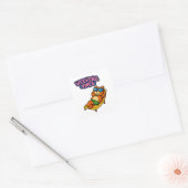 Weekend Vibes Schattige Beer Relaxte Zomer Sticker (Envelop)