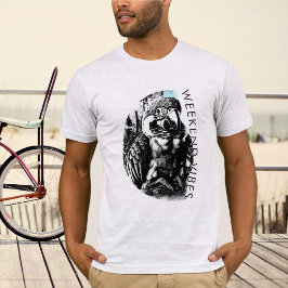 Weekend Vibes Zwart Graphic T-shirt