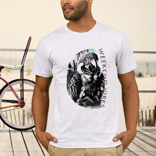 Weekend Vibes Zwart Graphic T-shirt