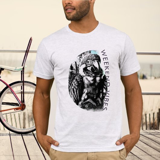 Weekend Vibes Zwart Graphic T-shirt