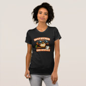 Weekend Vogelaar Uil T-shirt (Voorkant volledig)