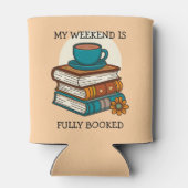 Weekend vol boekenliefhebbers blikjeskoeler (Achterkant)