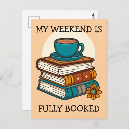 Weekend vol boekenliefhebbers briefkaart (Voorkant / Achterkant)