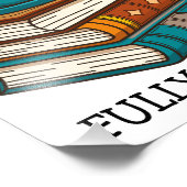 Weekend vol boekenliefhebbers foto afdruk (Hoek)