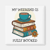 Weekend vol boekenliefhebbers magneet (Voorkant)