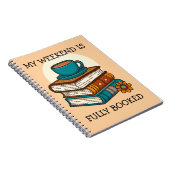 Weekend vol boekenliefhebbers notitieboek (Rechterzijde)