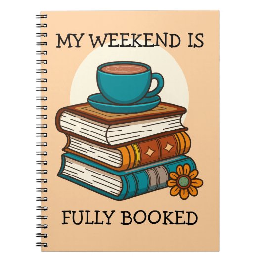 Weekend vol boekenliefhebbers notitieboek (Voorkant)