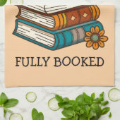 Weekend vol boekenliefhebbers theedoek (Gevouwen)