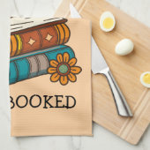 Weekend vol boekenliefhebbers theedoek (Quarter Fold)