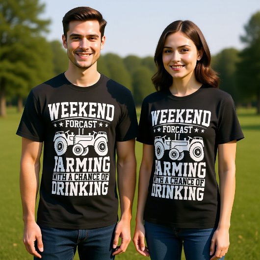 WEEKEND VOORSPELDE BOERDERIJ MET KANS OP DRINK T-SHIRT