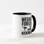Weekend Voorspelling - 100% Kans op Kicken-Ass Mok (Voorkant rechts)