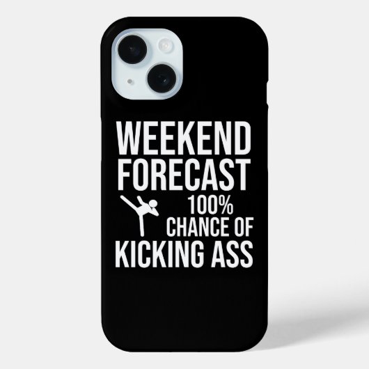 Weekend Voorspelling - 100% Kans op Kicken-Control Case-Mate iPhone Case (Achterkant)