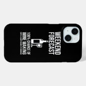 Weekend Voorspelling - 100% Kans op Wijn Maken Case-Mate iPhone Case (Achterkant (horizontaal))