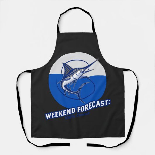 Weekend Voorspelling 100% Kans Schort (Voorkant)