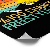 Weekend Voorspelling Freestyle Skishirts Funny Ret Poster (Hoek)