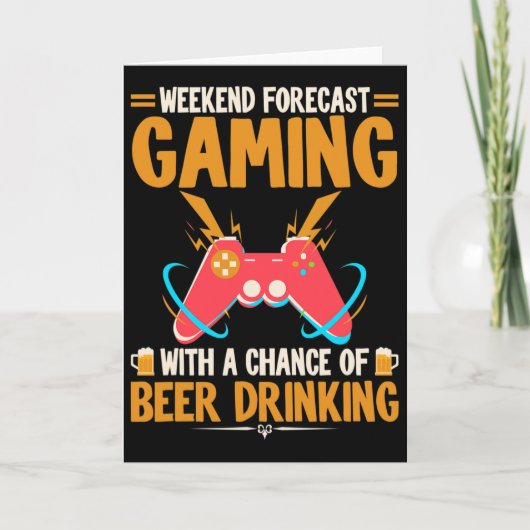 Weekend Voorspelling Gaming Kleding Computer Video Kaart (Voorkant)