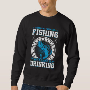Weekend Voorspelling Vissen & Drinken Design Trui