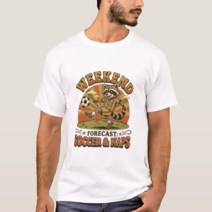 Weekend Voorspelling Voetbal En Duttende Grappige T-shirt