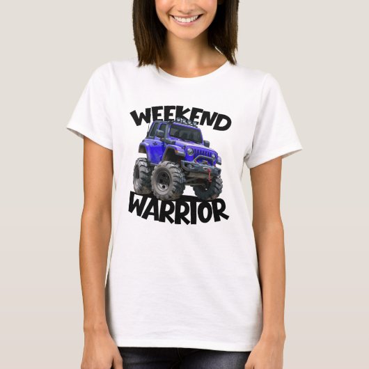 Weekend Warrior 4x4  T-shirt (Voorkant)