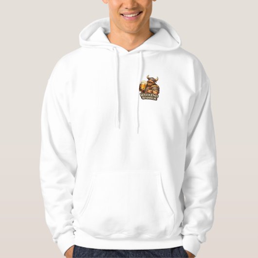 Weekend Warrior Beer Trui Hoodie (Voorkant)