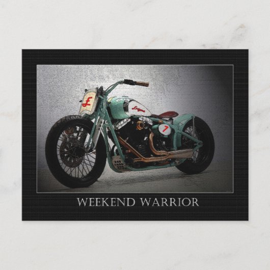 Weekend Warrior Briefkaart (Voorkant)