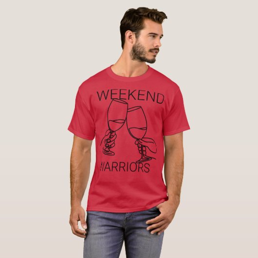 WEEKEND WARRIORS T-SHIRT (Voorkant volledig)