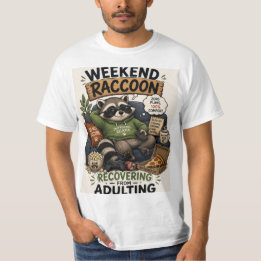 Weekend Wasbeer 100 Procent Relaxte Gezellige Week T-shirt