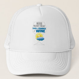 Weekend Weather Forecast Sunny 100% Chance of Wine Trucker Pet
