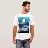 Weekend Weerbericht Kampeer Tent Vuur T-shirt (Voorkant volledig)