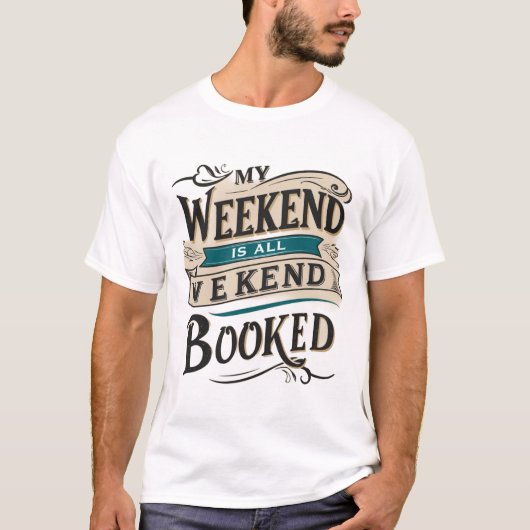 ** Weekendboek T-shirt** T-shirt (Voorkant)