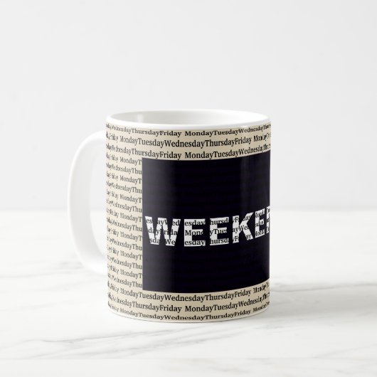Weekender Koffiemok (Voorkant links)