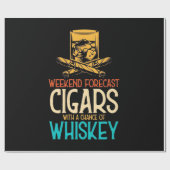 Weekendkaarten met een kans op whisky cadeaupapier (Vlak)