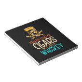 Weekendkaarten met een kans op whisky notitieblok (Schuin)