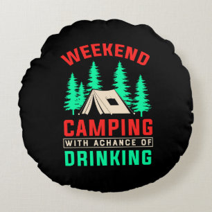 Weekendkamperen met kans op Drink-43675 Rond Kussen