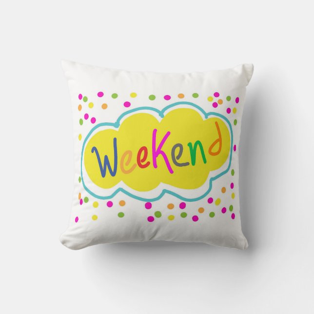 weekendkussen kussen (Voorkant)