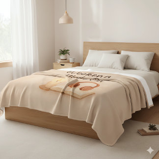 Weekendmodus aan op fleece deken