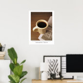 Weekendnieuws - Stuur Koffie Kunst Poster (Thuiskantoor)